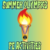 Preview of Summer Olympics PE Activities
