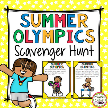 Preview of Summer Olympics Scavenger Hunt