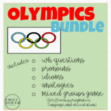 Summer Olympics Speech Therapy Activities Bundle