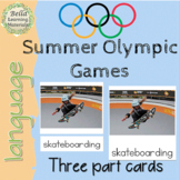 Summer Olympics Three Part Cards PRINT