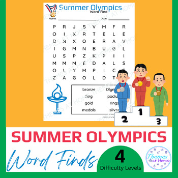 Preview of Summer Olympics Word Finds