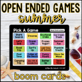 Summer Open Ended Games for ANY skill | Boom Cards™