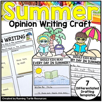 Preview of Summer Opinion Writing Craft, Summer Reading Debate Persuasive Writing Craft