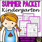 Kindergarten Summer Packet (Summer Review, Homework and Su