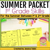 Summer Packet First Grade - Summer Review Practice End of 