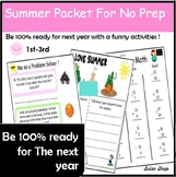 Summer Packet For No Prep - With funny activities
