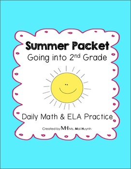 Preview of Summer Packet - Going into 2nd Grade