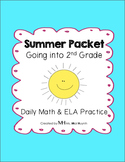 Summer Packet - Going into 2nd Grade