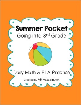 Preview of Summer Packet - Going into 3rd Grade