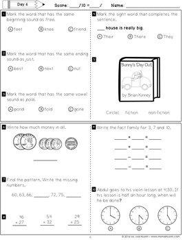 summer packet going into 3rd grade by mai huynh tpt