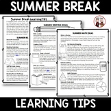 Summer Activity Packet Ideas for All Subjects