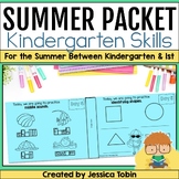 Kindergarten Summer Packet Worksheets - Summer Review & Re