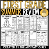 Summer Packet NO PREP Review (1st Grade) + Free Summer Buc