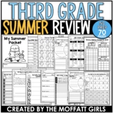 Summer Packet NO PREP Review  (3rd Grade)