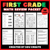 Summer Packet NO PREP Review - First Grade End of the Year