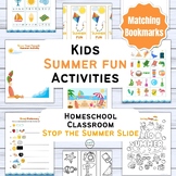 Summer Packet | No Prep Fun Learning Activity Pages | Colo