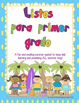 Preview of Summer Homework Packet: Spanish Kindergarten