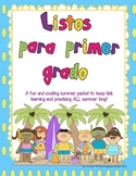 Summer Homework Packet: Spanish Kindergarten