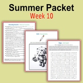 Summer Packet - Week 10