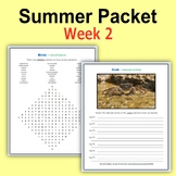 Summer Packet - Week 2