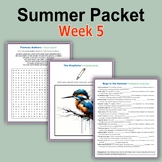 Summer Packet - Week 5