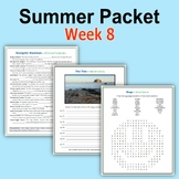 Summer Packet - Week 8