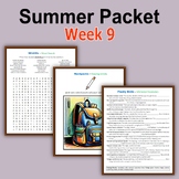 Summer Packet - Week 9
