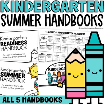 Preview of Kindergarten Summer Packet for Kindergarten Readiness Round Up First Grade