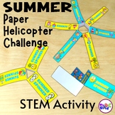 Summer Paper Helicopter Challenge STEM Activity  - Summer 
