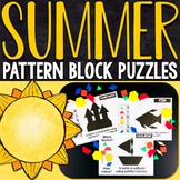 Summer Pattern Block Puzzles | Summer Pattern Block Challe