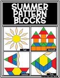 Summer Pattern Block Seasonal Themed Task Card Work It Bui