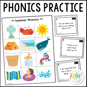 Summer Phonics by MW LITERACY | Teachers Pay Teachers