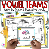 Vowel Team Write the Room - Long A, E, O Vowel Teams Phoni