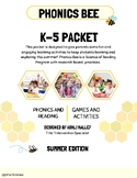 Summer Phonics Packet Kindergarten