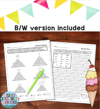 Summer Phonics Practice - Vowel Teams by Kay's Reading Place | TPT