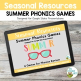Summer Phonics Review Games