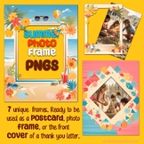 Summer Photo Frames - Border Writing Paper - Postcard Cove