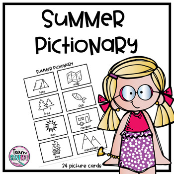 Preview of Summer Pictionary Cards