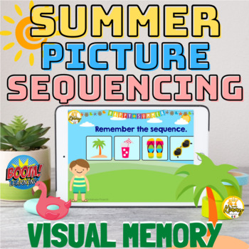 Preview of Summer Picture Sequencing | Visual Memory