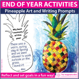 Summer Pineapples Art and Writing Prompts, End of the Year