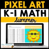 Summer Pixel Art for Google Sheets™ - Kindergarten & First
