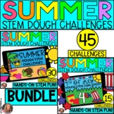 Summer Play Dough STEM Challenges BUNDLE | End of the Year