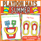 Summer Playdoh Mats for Preschool and Kindergarten No Prep