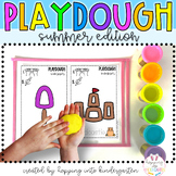 Summer Playdough Play Doh Mats for PreK, Kindergarten, Fin