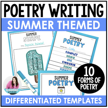 Summer Poetry Writing - End of Year Creative Writing Activities - 3rd ...