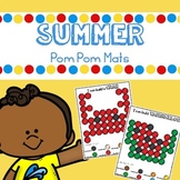 Summer Pom-Pom Task Cards and Mats