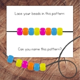 Summer Pony Bead Lacing Task Card Set, REAL IMAGES