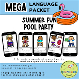 Summer Pool Party - MEGA Language Packet: Grammar, Linguis