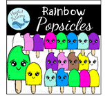 Summer Popsicle Clip Art:  Matching popsicles, Cute Clip Art