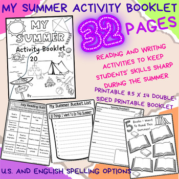 Preview of Summer Practice Activity Booklet - Student Printable
